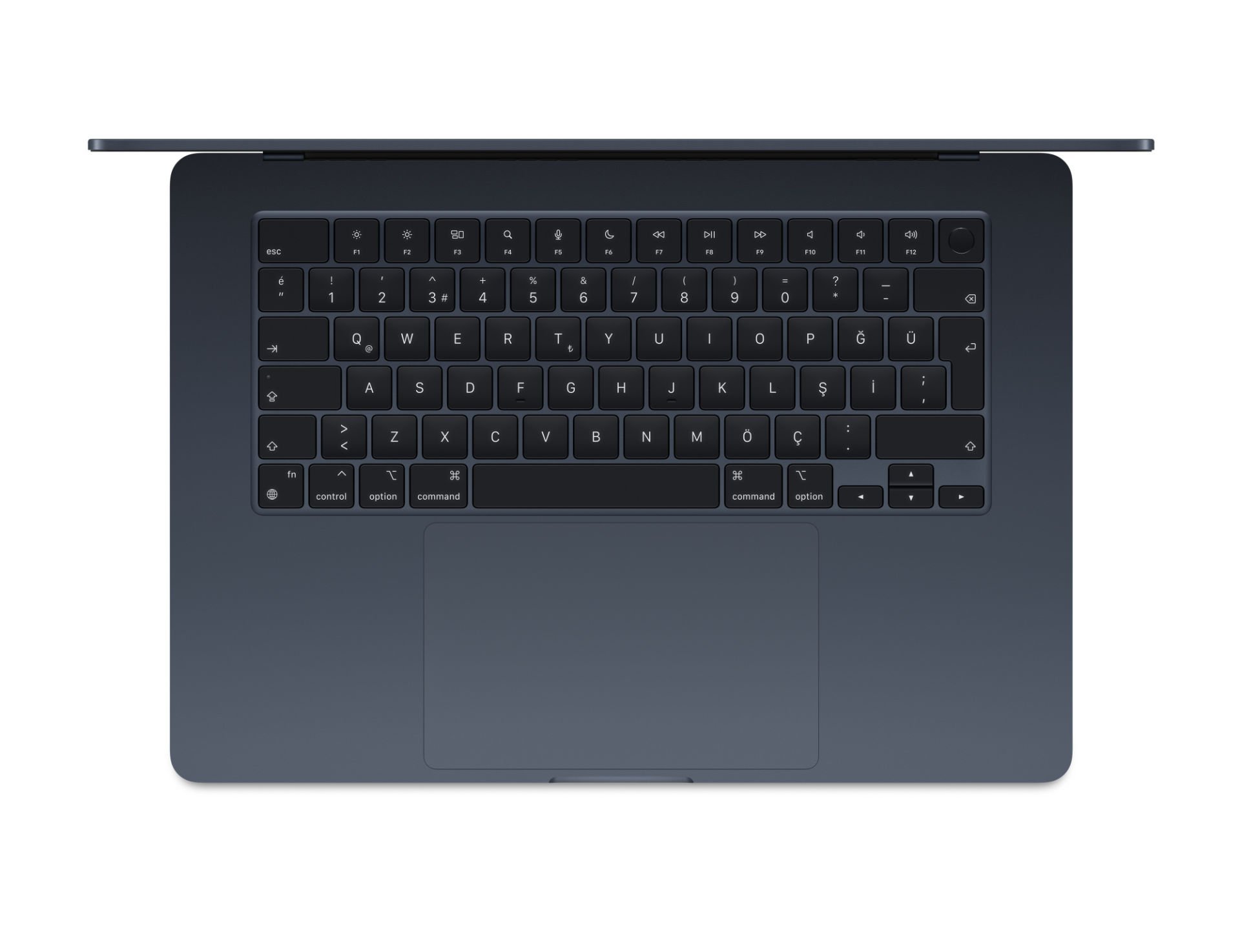 Macbook Air M2 15 inc 16 gb 256 gb gece yarısı
