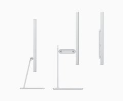 Apple Studio Display  Standart cama ve VESA montaj adaptörüne sahip  27 inç 5K Retina ekran. Ana Sahne özellikli 12 MP Ultra Geniş kamera. Stüdyo kalitesinde mikrofonlar. Uzamsal Ses teknolojisine sahip altı hoparlörlü ses sistemi.