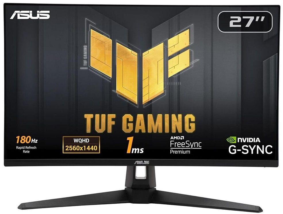 Asus 27'' TUF Gaming VG27AQ3A IPS Gaming Monitör 1ms Siyah	2560x1440, 180Hz ,G-SYNC, DP, HDMI, Vesa, Hoparlör