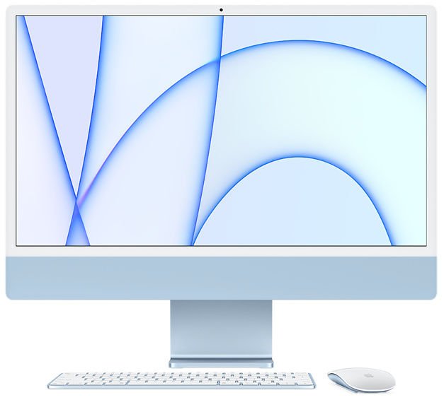 APPLE iMAC M1 ÇİP 8GB 256GB SSD MACOS RETİNA 24'' FHD - MAVİ
