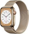 Apple Watch Series 8 GPS + Cellular 41mm Altın Paslanmaz Çelik Kasa