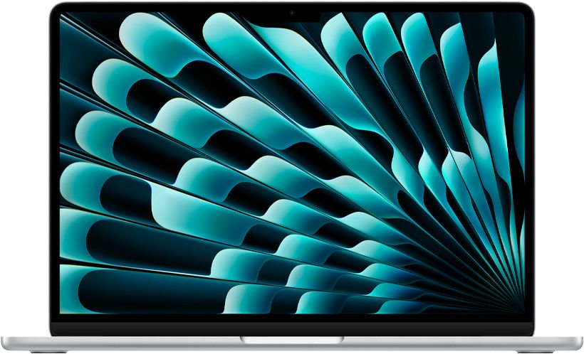 M3, 13 inç MacBook Air, 8 gb bellek, 1 Tb ssd, gümüş rengi