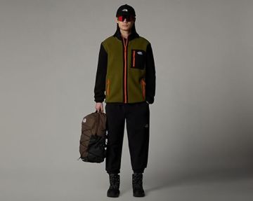 The North Face Erkek Yumori Tam  Boy Fermuarlı Polar Mont