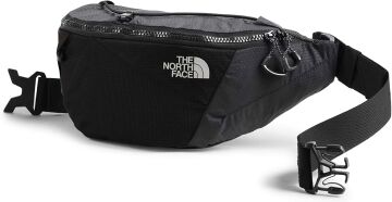 The North Face Lumbnical S Asphalt Grey/Tnf Black Değerli ve önemli eşyalar için küçük ve kompakt arazi yol arkadaşı