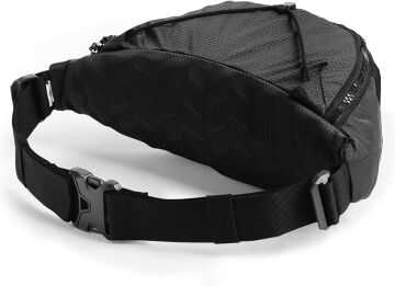 The North Face Lumbnical S Asphalt Grey/Tnf Black Değerli ve önemli eşyalar için küçük ve kompakt arazi yol arkadaşı