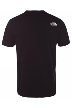 The North Face M S S Mountain Line Tee Erkek T-Shirt Siyah