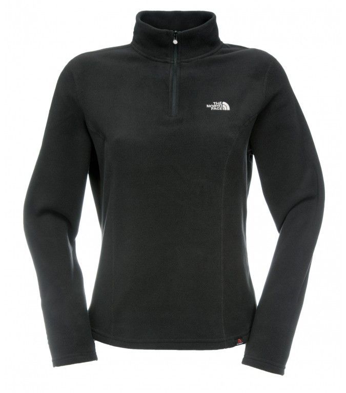 The North Face  W 100 Glacier 1/4 Zip Kadın Polar Patikada geçen soğuk günler için sıcak ve güvenilir bir katman ürünü