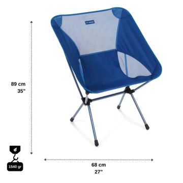 Helinox Chair One XL Outdoor Kamp Sandalyesi Blue Bandanna Quilt
