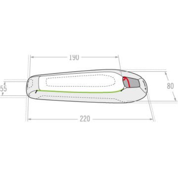 Vaude Sioux 1000 SYN -24 Uyku Tulumu 12124