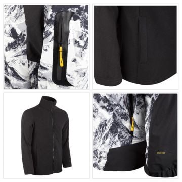 Evolite Blizzard 3in1 Ceket - Siyah/Beyaz