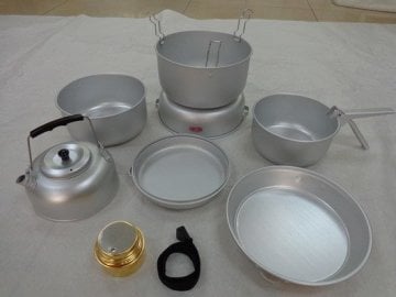 SQUARE A1010K ALKOL OCAĞI KAMP YEMEK SETİ