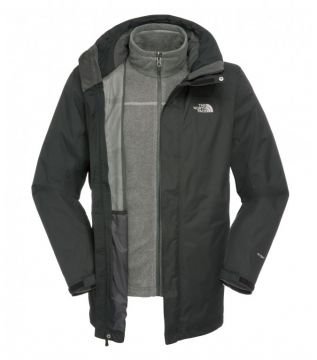 The North Face M Triton Triclimate Erkek Siyah Mont