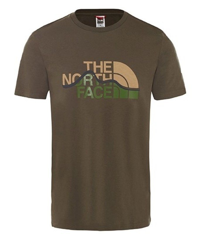 The North  Face M S S Mountain Line Tee - Eu Erkek T-Shirt