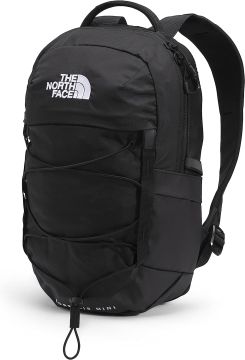The North Face 10L Mini Borealis Laptop Sırt Çantası TNF Black TNF Black Geniş, son derece hafif eşyaları taşırken gün boyu konforlu