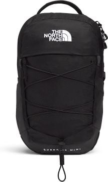 The North Face 10L Mini Borealis Laptop Sırt Çantası TNF Black TNF Black Geniş, son derece hafif eşyaları taşırken gün boyu konforlu