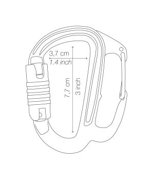 PETZL FREINO Z Alüminyum Karabina  M042BA00