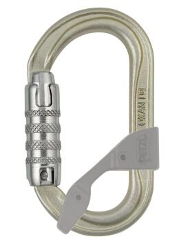 PETZL OXAN Çelik Kilitli Karabina - Avrupa Versiyonu M72A SLN