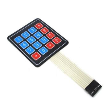 4x4 Membran Tuş Takımı - Keypad