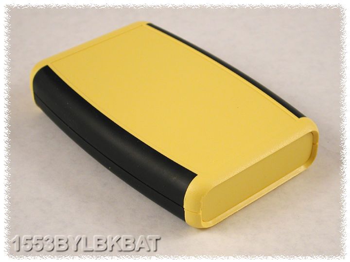 ABS Enclosure 147x89x25 Yellow Batt.Comp (1553DYLBKBAT )