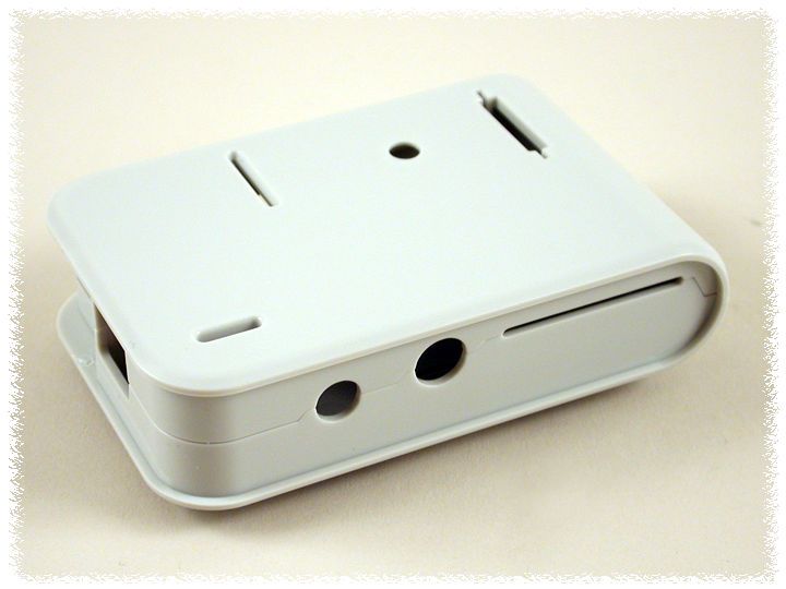 ABS Enclosure Grey For Raspberry Pi (1593HAMPIGY)