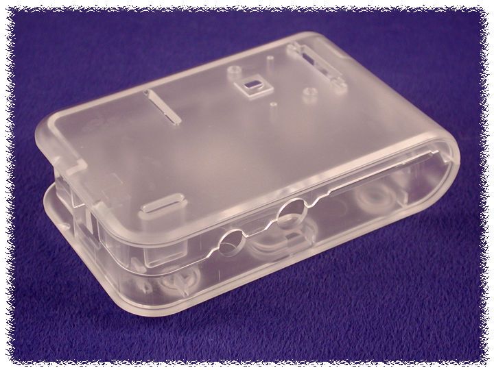 ABS Enclosure Clear For Raspberry Pi (1593HAMPICLR)