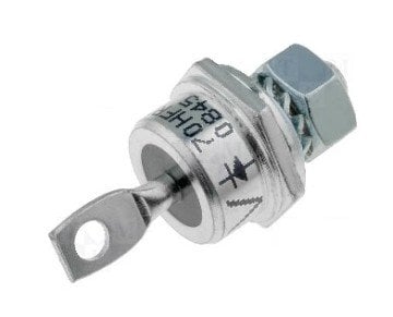 70HFR120 (70A-1200V) Metal Diyot- Anot Şase