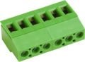 2 Pin 5mm 250V Yeşil Yatık Form Terminal Blok (AK700/2)