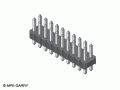 2x10 Çift Sıra Erkek Pin Header 180° 2mm Au (150-3-020-0-S-XS0) MSL210TG