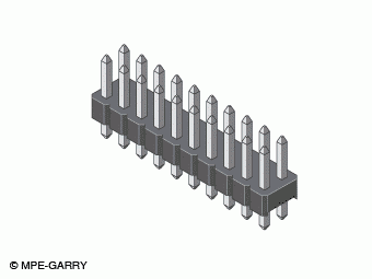 2x80 Çift Sıra Erkek Pin Header 180° 2mm Au (150-4-080-0-F-XS0) SPH080MG)