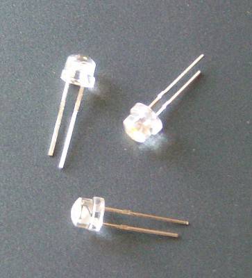 (10 Adet ) 4.8mm Kırmızı Mantar LED