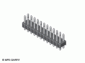 2x100 Çift Sıra Erkek Pin Header 180° Au (087-2-100-0-F-XS0-1) ASL100G