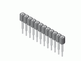 1x64 Precesion Socket (006-1-064-D-B1STF) SIL64PZF