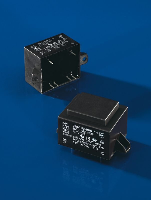 2x9V 2x334mA 6VA PCB Trafo  (BV EI422 1223)