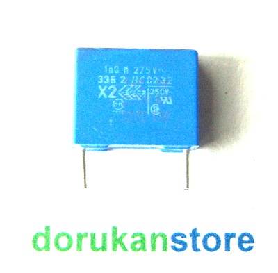 1nF 275VAC X2 P:10mm (222233620102)