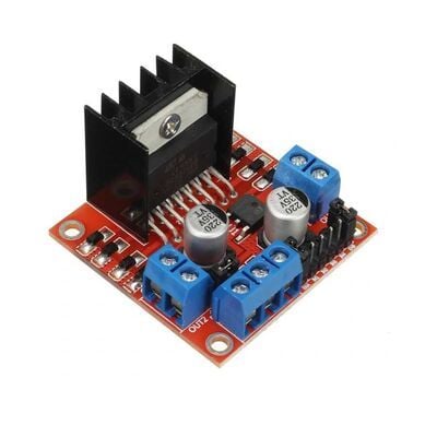 L298N Voltaj Regülatörlü Çift Motor Sürücü Kartı