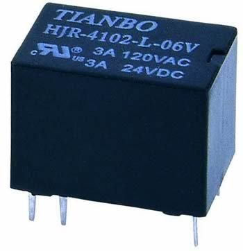 5V Küçük Tek Kontak Röle - HJR4102-L-05V DC