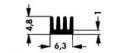 ICK SMD A8 Soğutucu (6,3x4,8x8mm)