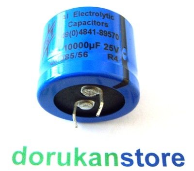 10000uF 25V 30x25mm 85°C (CFB10000/25)