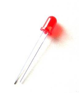5mm  800-1200mcd 20° Kırmızı LED  (5AR2UD09 RoHS)