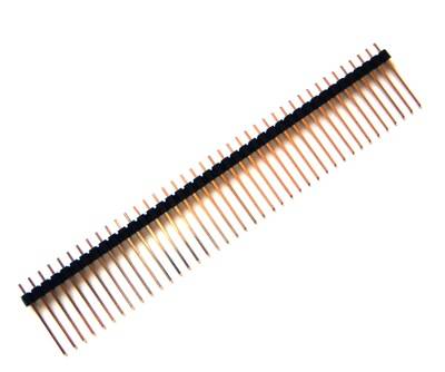 1x40 Tek Sıra Erkek Pin Header 180° 23mm