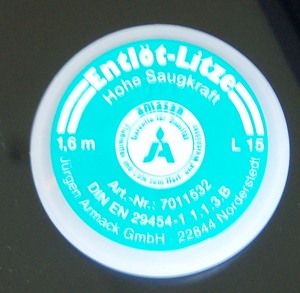 1.5mm / 1.6m Örgü Lehim Sökme (EL160)