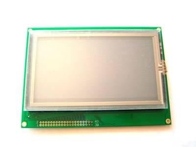240x128 White/Blue LCD Grafik Modül + Touch Panel (DEM240128DSBHPWT RoHS)