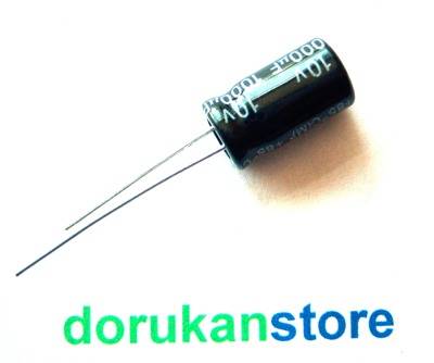 1000uF 10V 8x14mm 105°C Dökme
