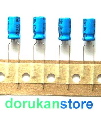 470uF 10V 6x11mm 85°C Şerit