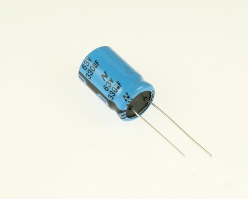 330uF 63V  10x20mm 105°C RoHS
