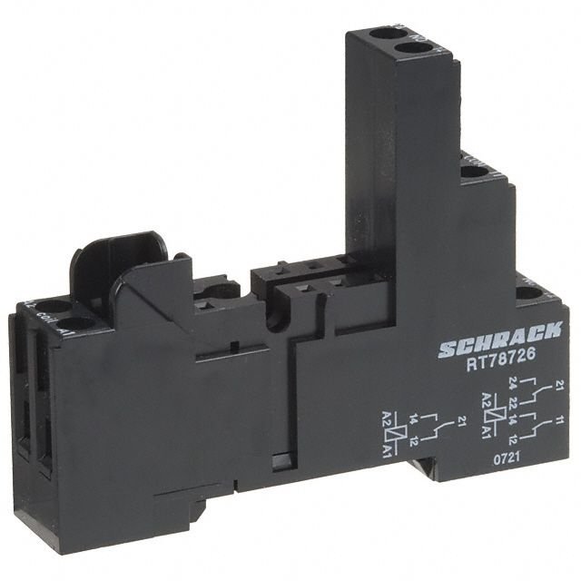 RT78726 08 PIN RAY TİPİ UZUN SOKET VİDALI  ( 1 C/O VE 2 C/O RÖLE İÇİN)