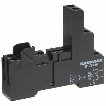 RT78726 08 PIN RAY TİPİ UZUN SOKET VİDALI  ( 1 C/O VE 2 C/O RÖLE İÇİN)