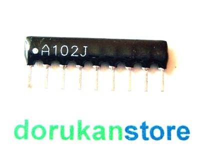 1K 8R/9-Pin Sıra Direnç