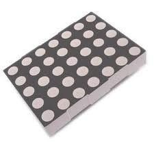 5x7 Dot-Matrix LED 3mm Kırmızı Ortak Anot