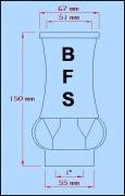50T Kaskat Su Köpüğü Nozulu - Alüminyum (Elektrostatik Fırın Boyalı)